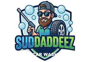 Sud Daddeez Car Wash - 2026 Event Sponsor Sud Daddeez Car Wash logo, 2026 Kimberly's Clay Crush for Cancer event sponsor
