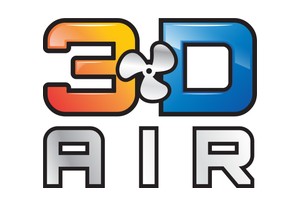 3D Air logo, Envelopes for Hope sponsor